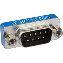 Conector Sub-D9 de terminação CAN