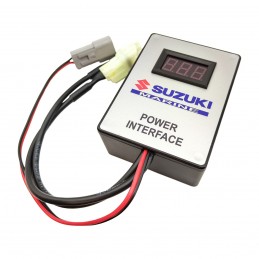 Suzuki Power Interface harness. Stabilize the voltage during updates to prevent crashes.